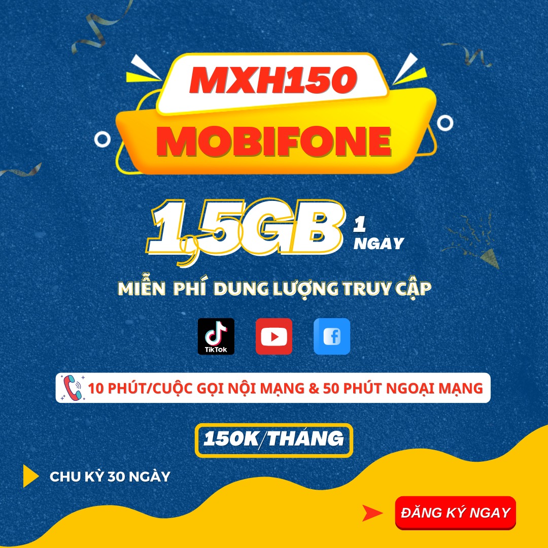 goi cuoc MobiFone 4G