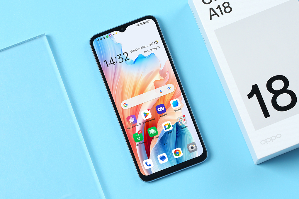 Oppo A18 quay chụp tốt với camera chất lượng